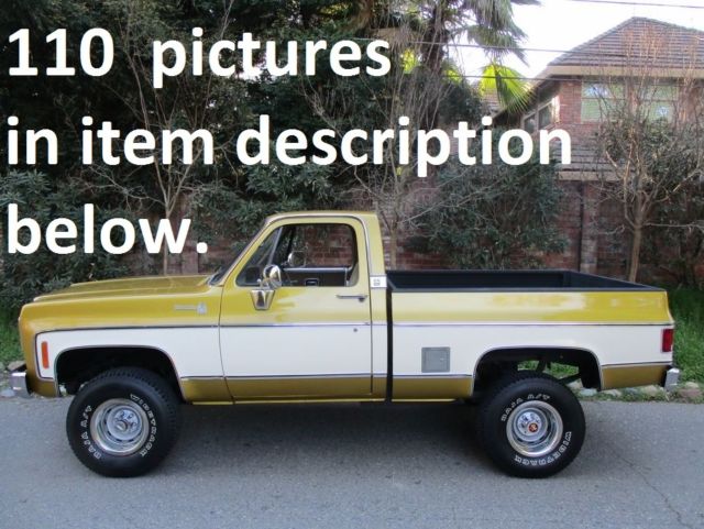 no rust restored survivor classic 4wd short bed fleet side first year silverado