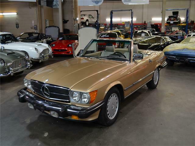 1986 mercedes benz 560sl roadster 30,390 miles rare colors, collector owned