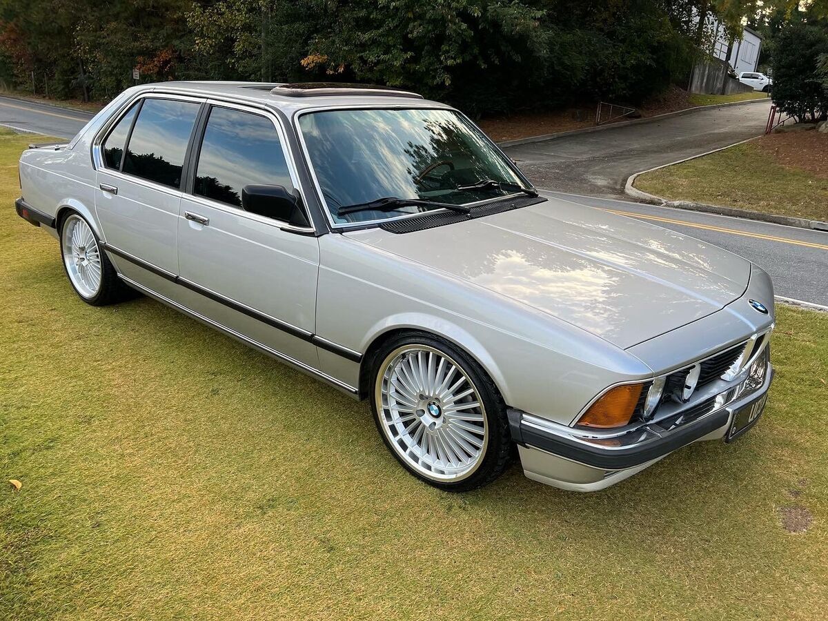 1985 bmw 735i sedan grey rwd automatic i automatic
