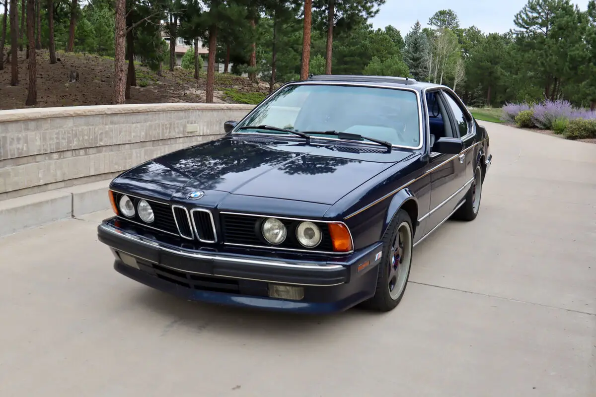 extensively upgraded 1988 bmw m6 in royal blue metallic