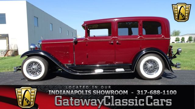 1930 nash 480 0 burgundy sedan 350 v8 3 speed automatic
