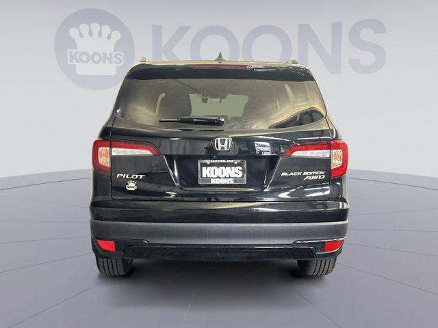 2022 honda pilot awd black edition