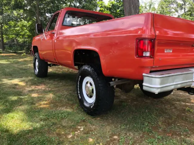 1978 gmc sierra k2500 3/4 ton pickup long bed 4x4 manual transmission no reserve
