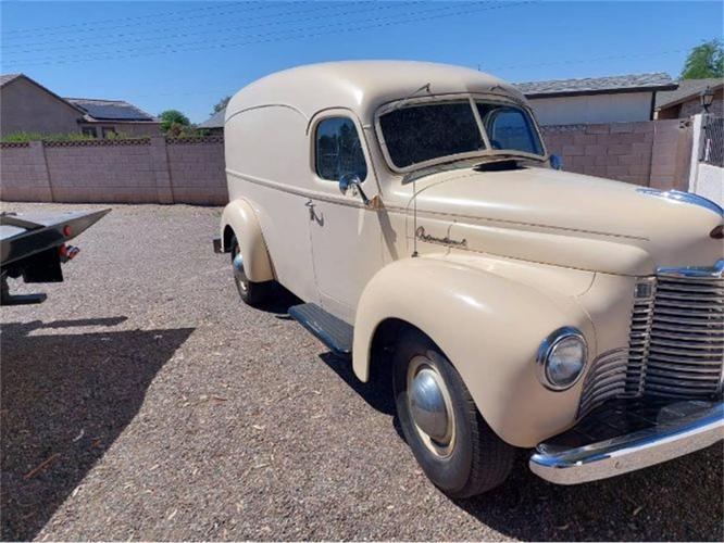 1948 international panel truck in cadillac, michigan