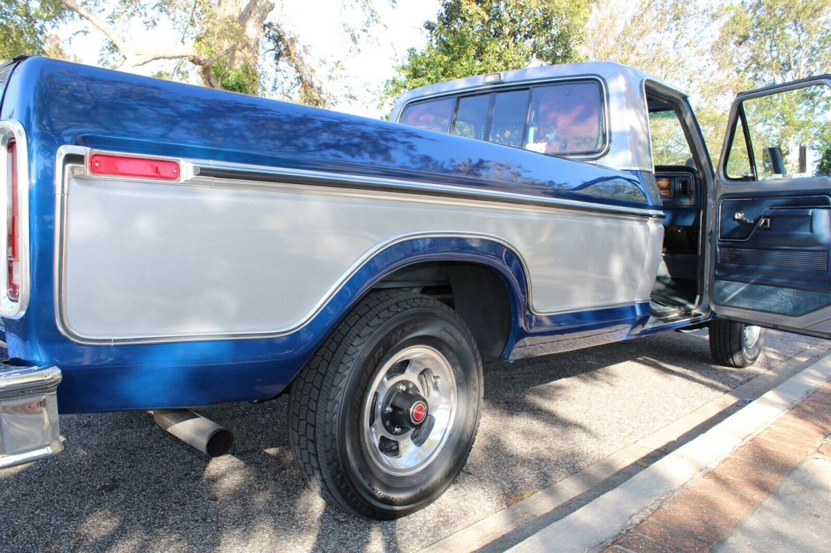 1978 ford f150 pickup blue rwd automatic ranger xlt