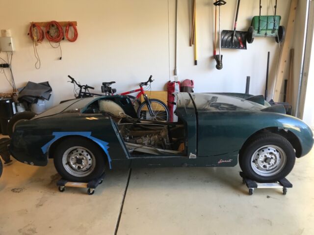 1962 austin healey sprite convertible green rwd manual