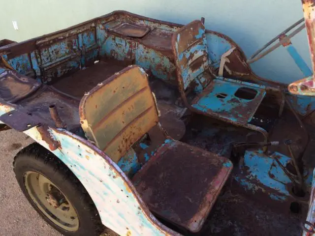 original 1943 ford gpw jeep willys mb ww2 military cj2a cj3a m38 4x4 flat fender