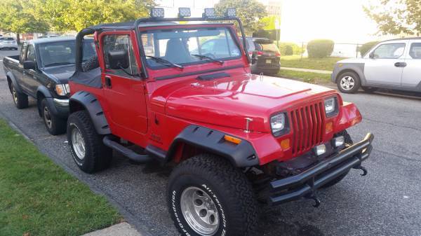 1992 jeep wrangler s sport utility 2-door 2.5l