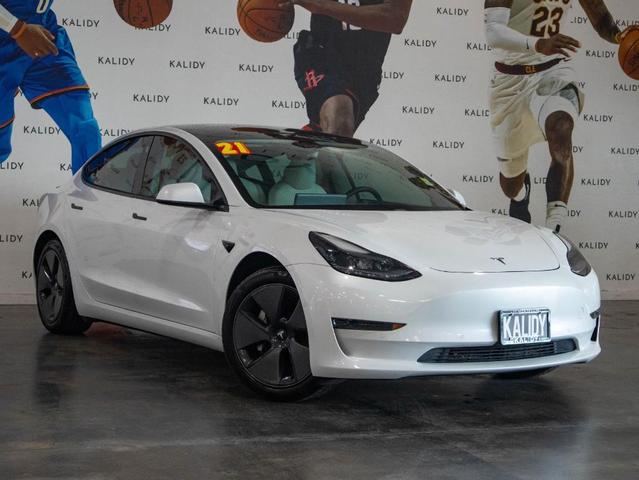 2021 tesla model 3 standard range plus