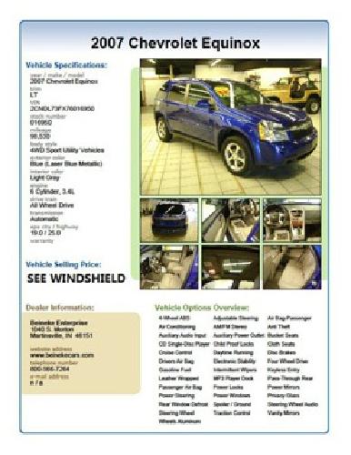 2007 chevy equinox in martinsville, in