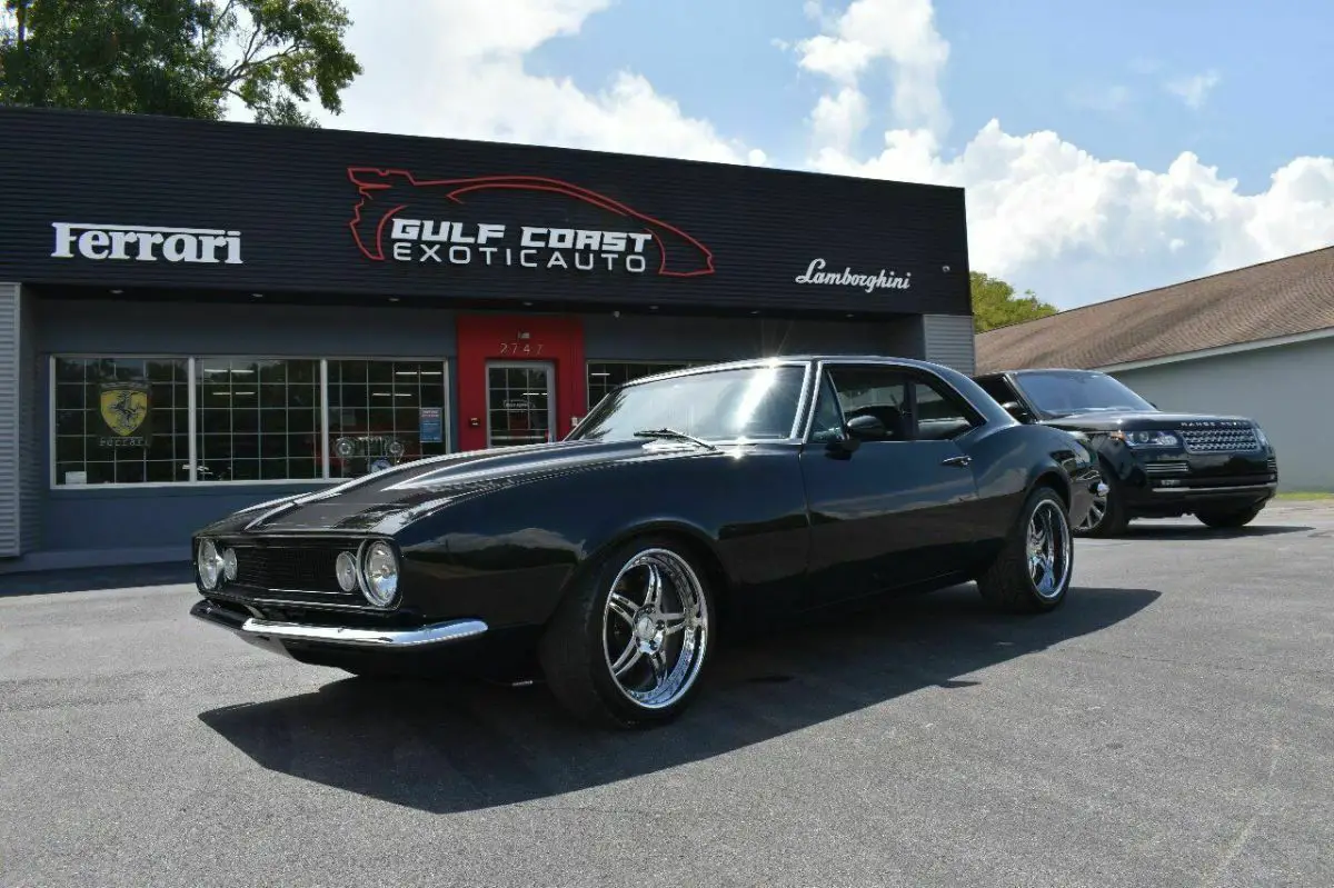 1967 chevrolet camaro custom 2243 miles black coupe v8 other manual