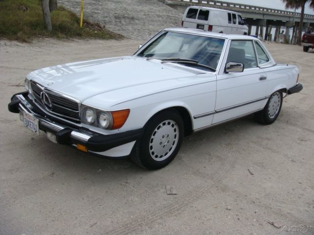 1986 mercedes-benz 560sl conv florida car no rust 77k