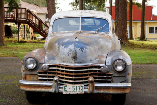 1942 cadillac series 61 fastback 4 door sedan. original, complete, runs & drives