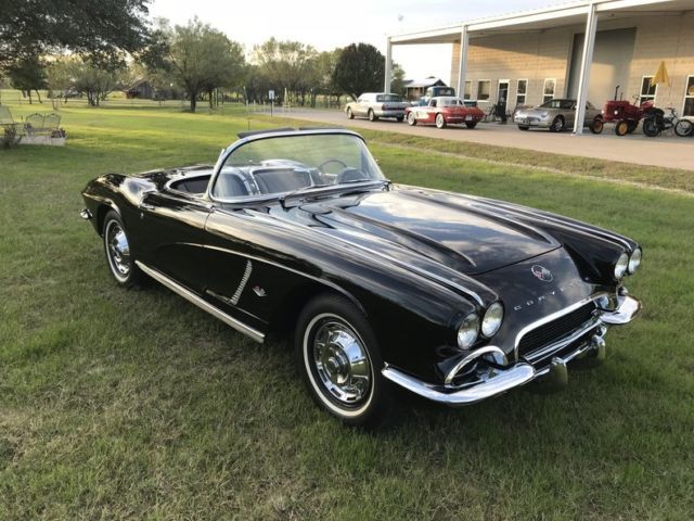 1962 chevrolet corvette 62 roadster 327 340 hp 4 speed hardtop nice driver 53316