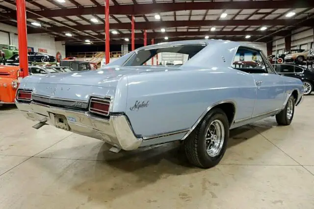 1967 buick skylark 2368 miles sapphire blue metallic coupe 300ci v8 automatic