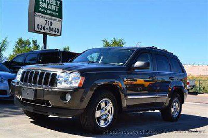 used 2005 jeep grand cherokee loaded limited 4x4, dvd player, sunroof in colorado springs, co
