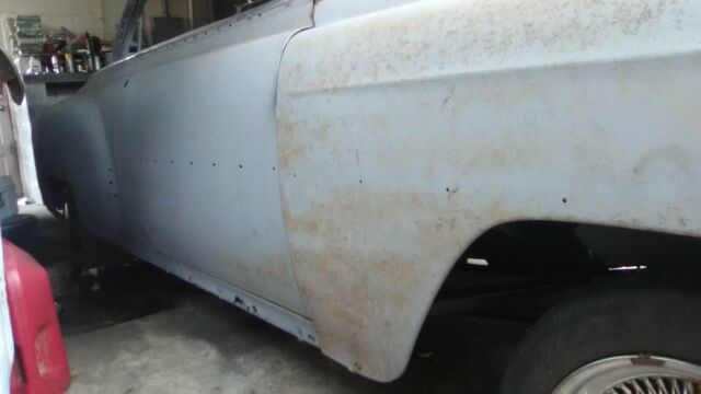 1954 chevy bel air convertible all original body was blasted 30 yrs ago