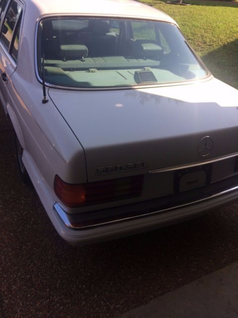 1991 mercedes 560 sel white sedan - perfect project car