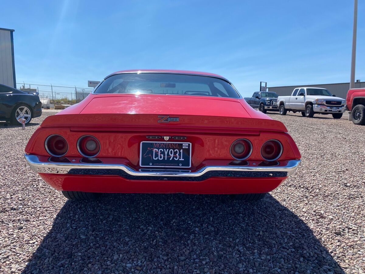 1970 chevrolet camaro coupe red rwd manual base