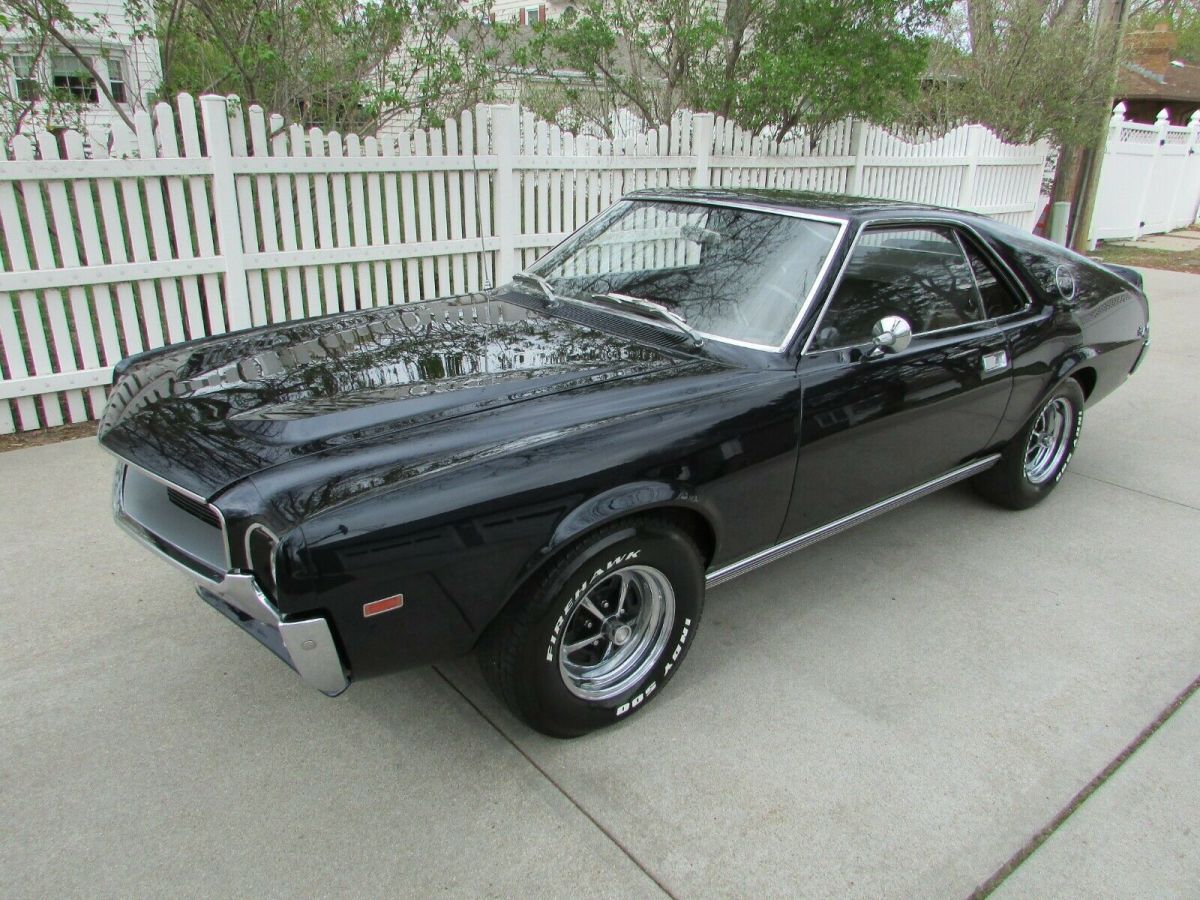 1968 american motors amx / 390 cu in v8 / 4-speed manual/ low production / video