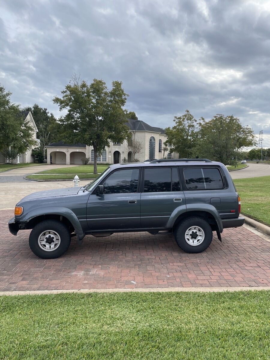 1991 toyota land cruiser fj80 w/183k miles suv automatic awd gray color great