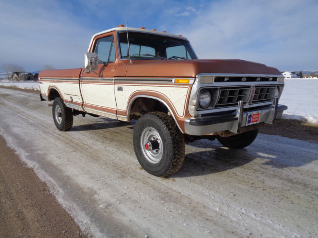 1976 ford f-250 f250 ranger xlt 4x4 highboy one owner original survivor truck nr