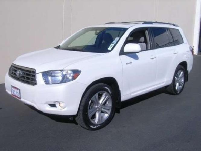 2008 toyota highlander awd v6 sport w/ 3rd. row in san rafael, ca