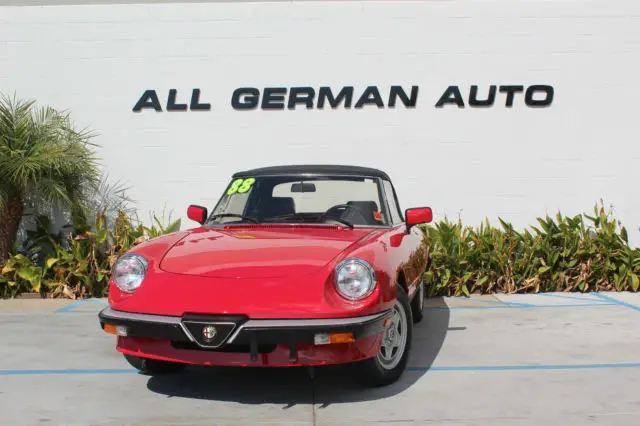 1988 alfa romeo spider veloce
