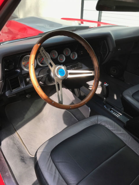 1971 red chevrolet el camino 2-door 7.4l completely restored
