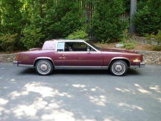 1985 cadillac eldorado biarritz - burgundy-29,000 mi in roanoke, va
