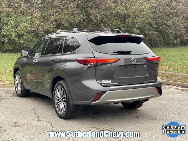2021 toyota highlander platinum
