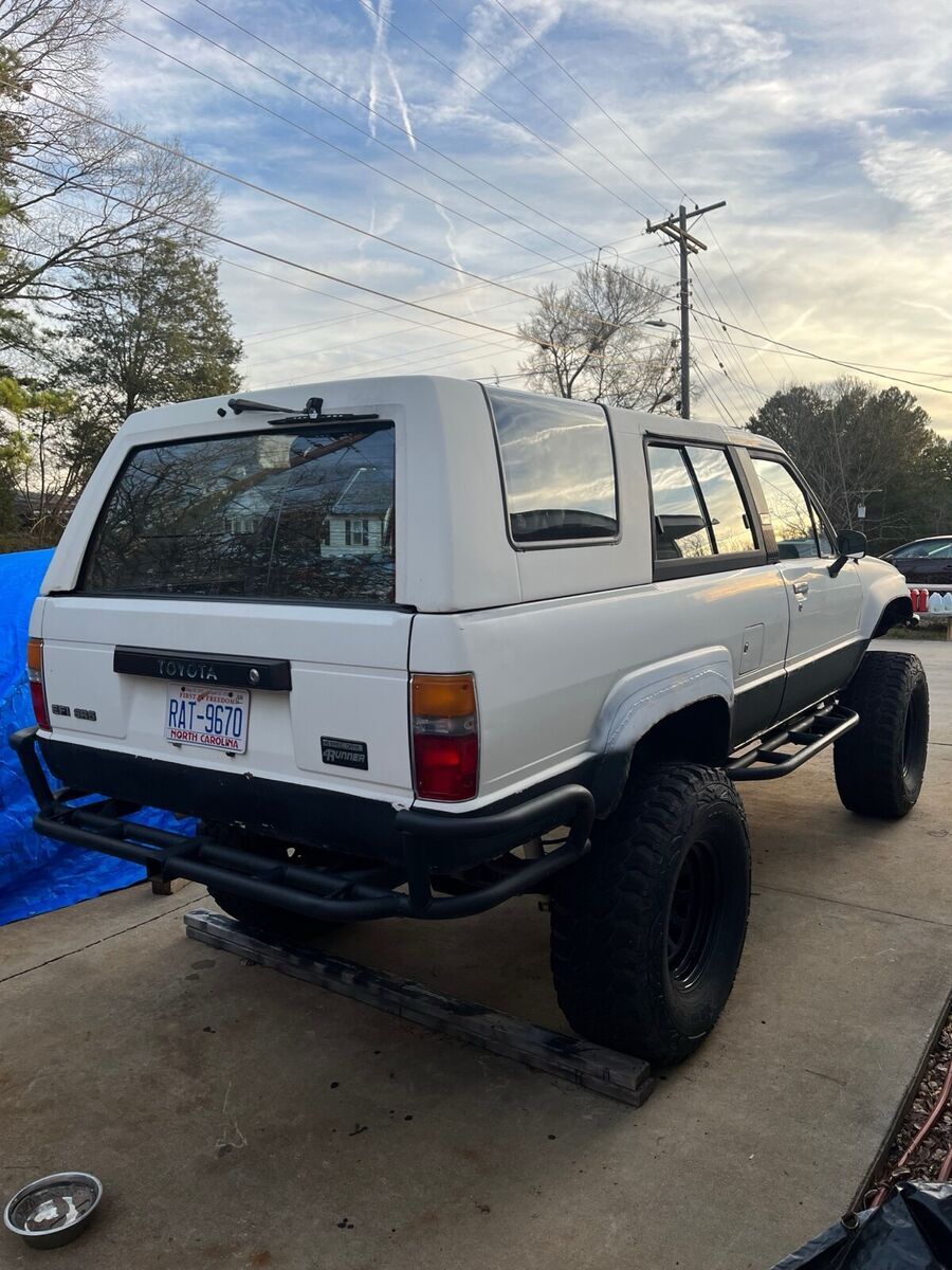 1985 toyota 4runner suv white 4wd manual