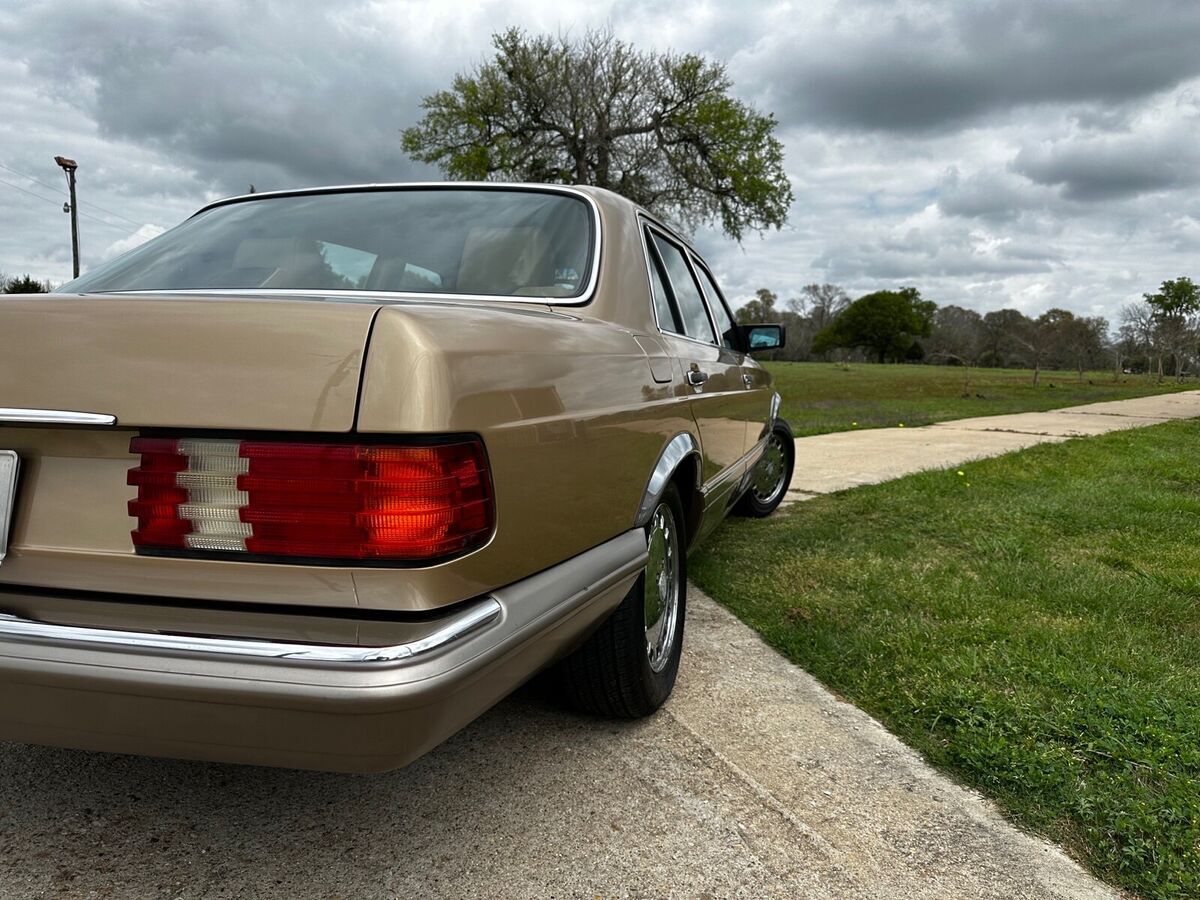 1988 mercedes-benz 560sel sedan brown sel