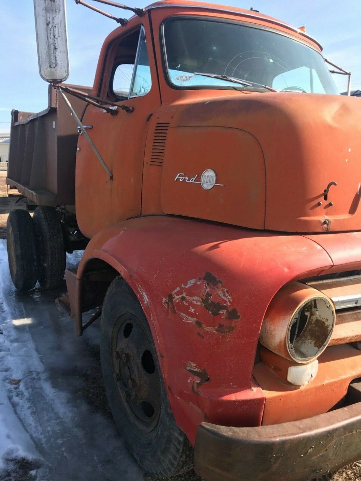 1955 ford f600 truck - c.o.e. truck hot rod rat rod