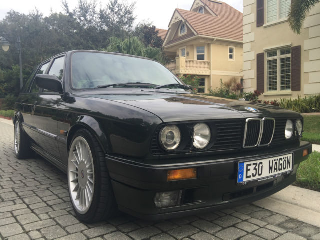 bmw e30 325i 5 speed manual station wagon euro touring rhd sport seats, m tech 2