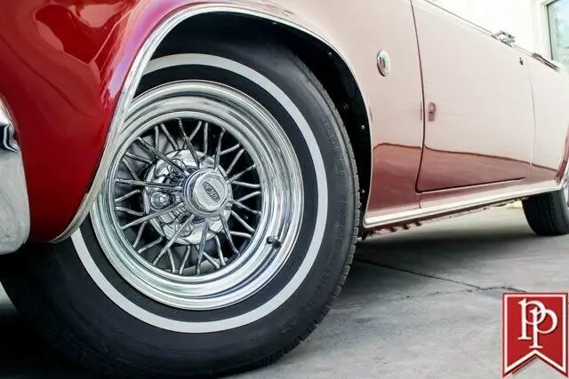1964 chrysler 300k convertible 869 miles royal red