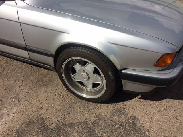 1990 bmw i v-12 grey market, rust free new mexico / texas car