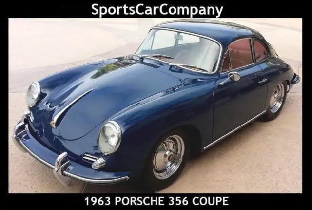 1963 porsche 356b/1600t6 coupe restored matching numbers california car superb