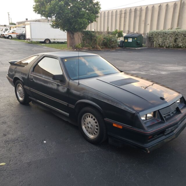 1985 dodge daytona turbo z black leather and body