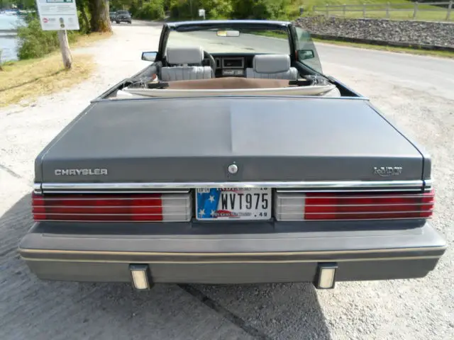 rare 1984 chrysler lebaron convertible