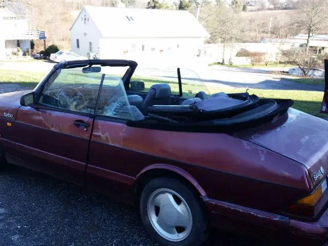 1988 saab 900 turbo convertible apc redbox momo steering wheel no reserve!!!!