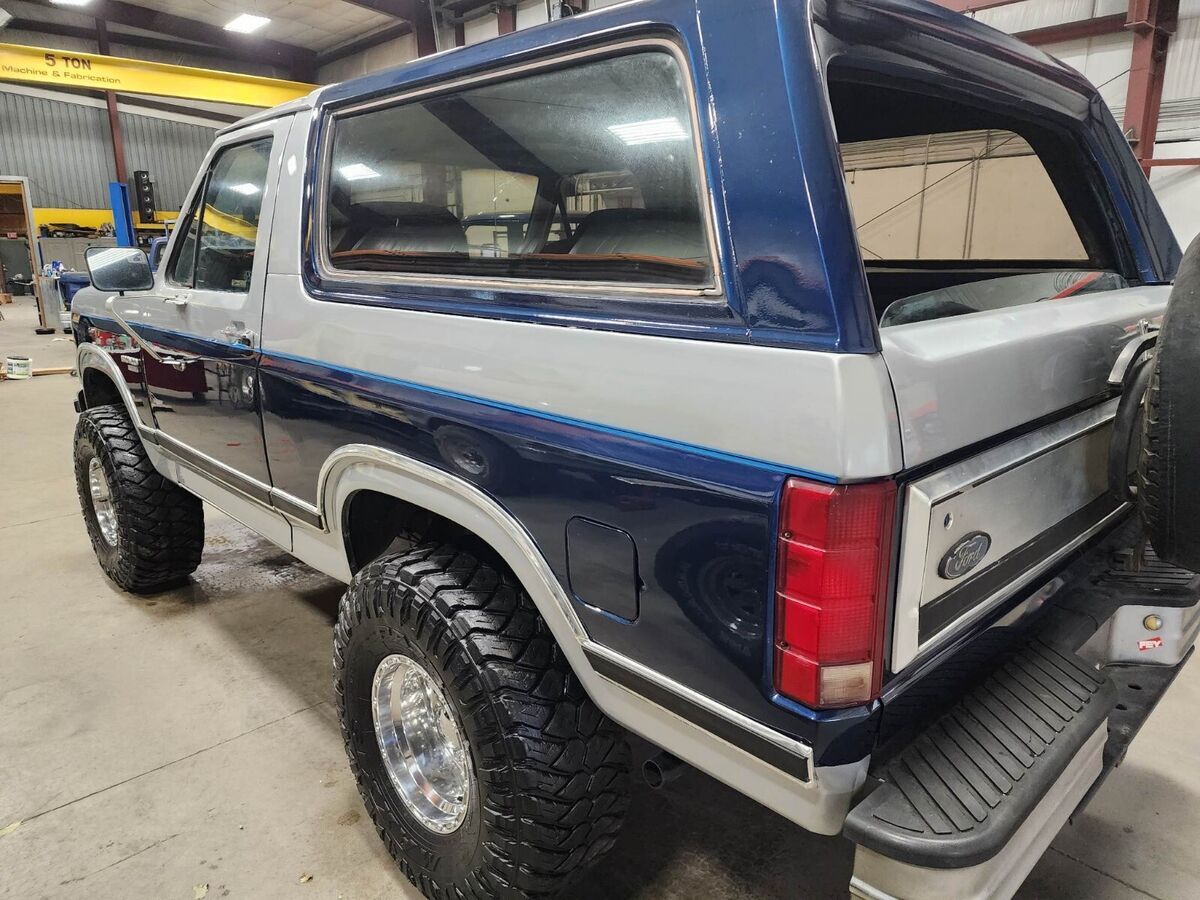 1985 ford bronco suv blue 4wd automatic u150