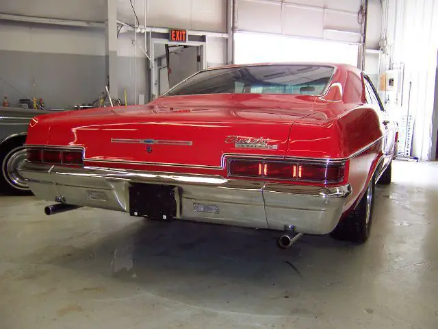 1966 chevrolet impala ss 26544 miles red coupe 327 unspecified