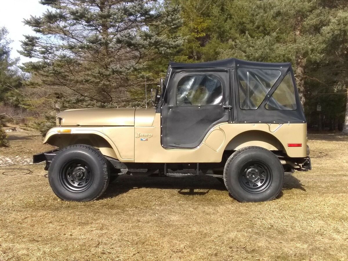 1972 jeep cj-5 suv brown 4wd manual
