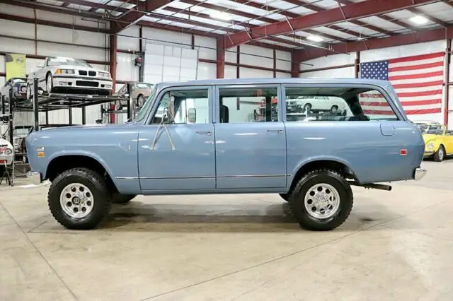 1973 international harvester travelall 50982 miles blue metallic suv 345ci v8 a