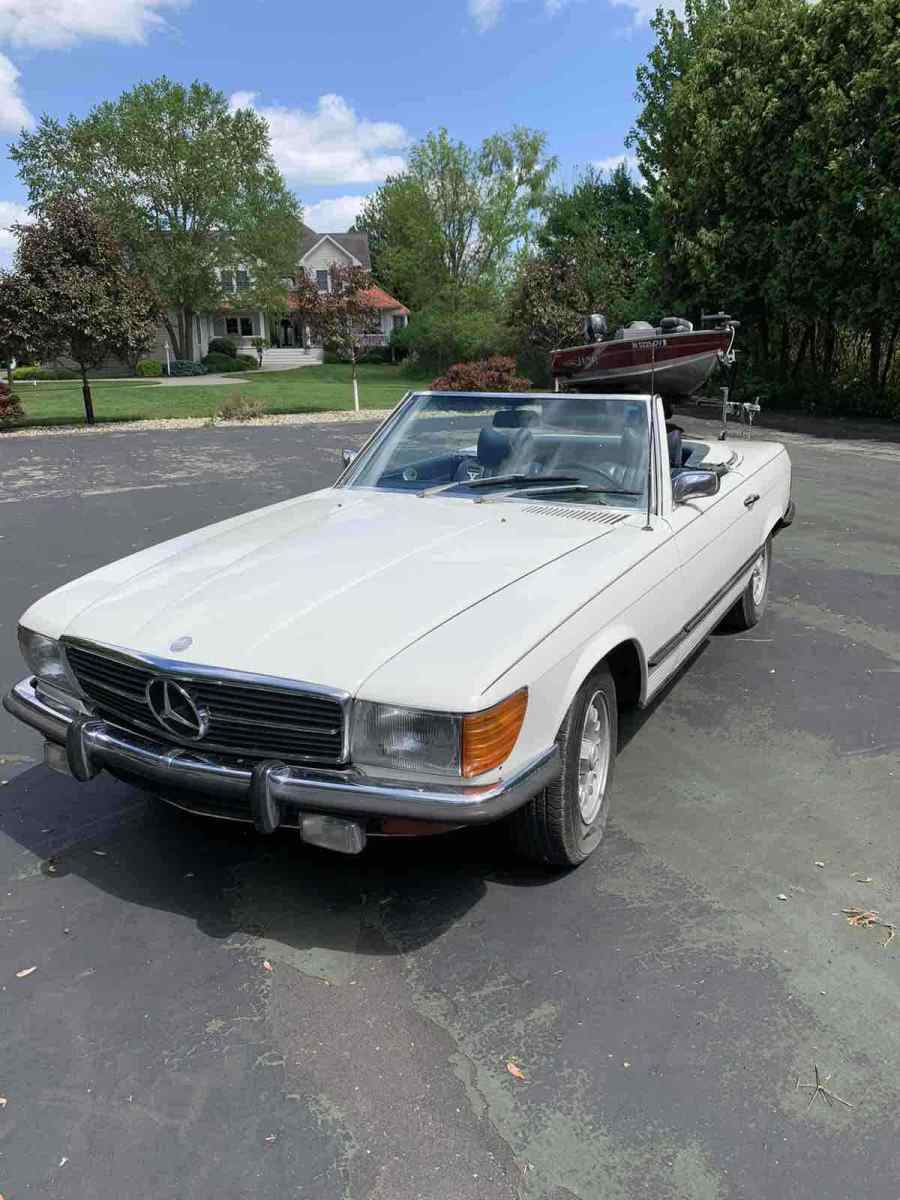 1972 mercedes-benz sl 350 convertible white rwd automatic