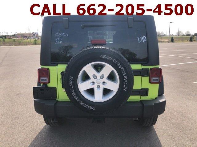 used 2017 jeep wrangler 4wd unlimited sport saltillo, ms 38866 for sale in eggville, mississippi