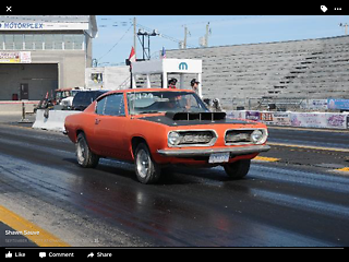 1967 (converted to 1968) plymouth baracuda fastback, runs strong, southern car