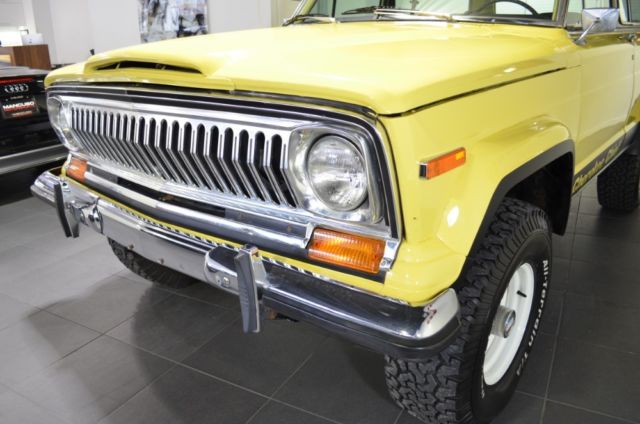 1978 jeep cherokee chief 38747 miles yellow automatic