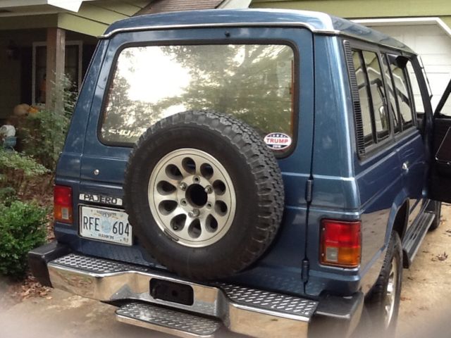 1989 mitsubishi pajero, turbo diesel, jdm, right hand drive, 3rd row, japan, suv